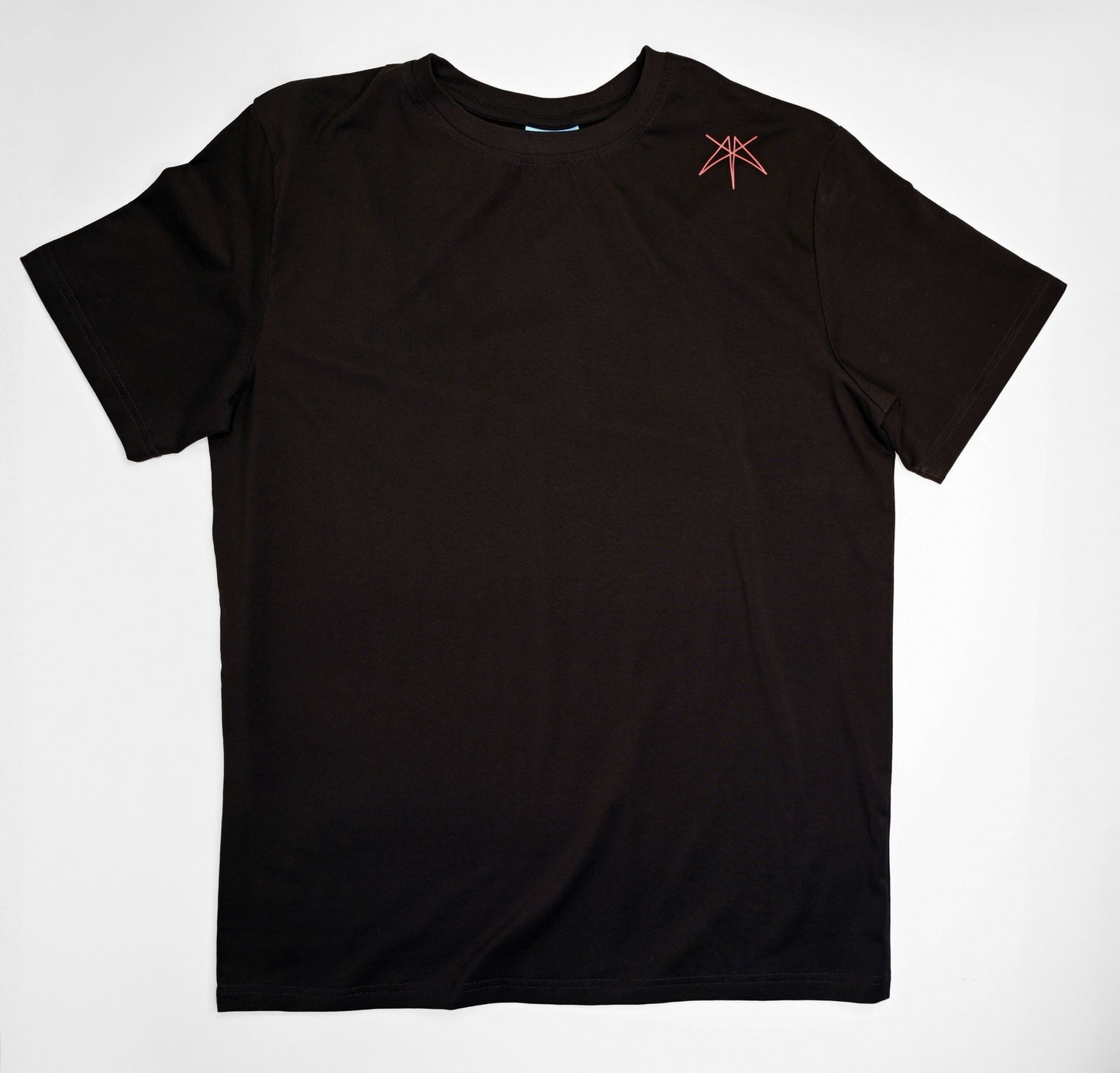 Black Clay & Ash T-shirt crafted from sustainable organic cotton, offering a premium look and comfortable fit with a subtle logo